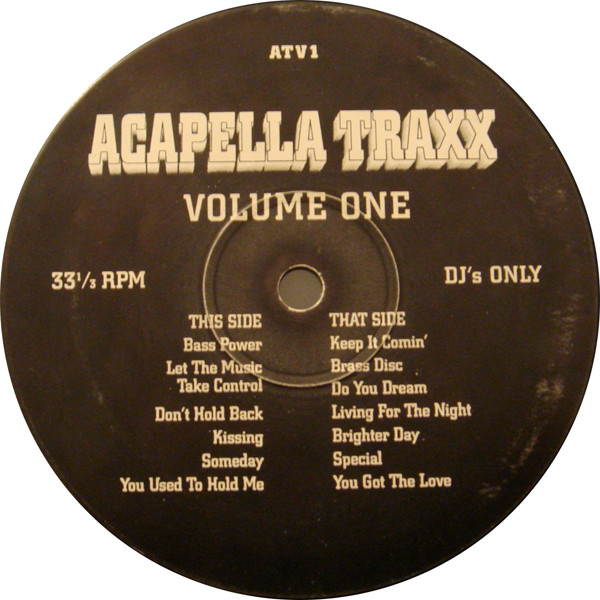 Acapella Traxx Volume One